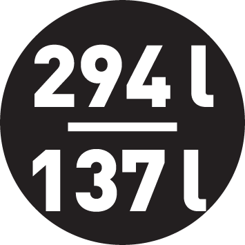 Pojemność lodówki/zamrażarki 294/137 l