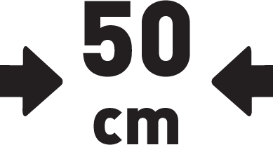 Szerokość 50 cm