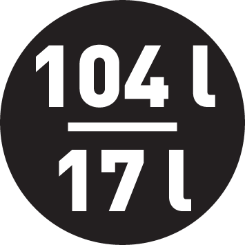 Pojemność lodówki/zamrażarki 104/17 l