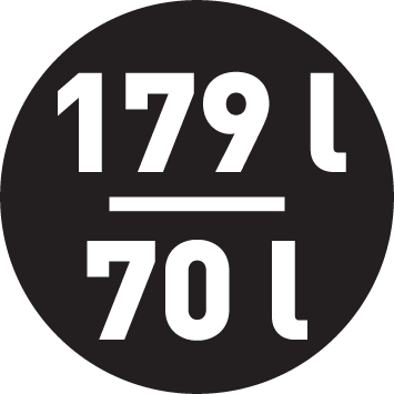 Pojemność lodówki/zamrażarki 179/70 l