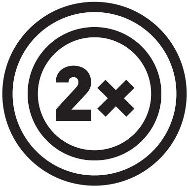 2x Podwójna strefa (DuoZone)