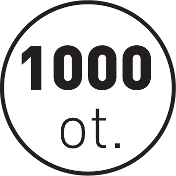 Wirowanie do 1000 obr./min