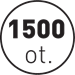 Wirowanie do 1500 obr./min