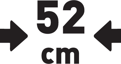Szerokość 52 cm