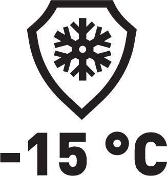 Ochrona przed mrozem FrostProtection to innowacyjna technologia, która umożliwia urządzeniu prawidłowe funkcjonowanie w temperaturze otoczenia nawet do -15°C, co pozwala na użytkowanie urządzenia w garażu lub domku letniskowym.