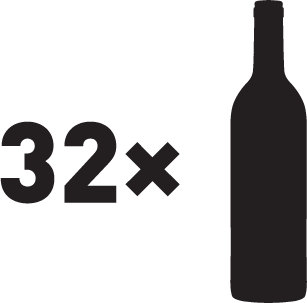 Liczba butelek 32x