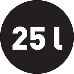 Pojemność 25 l