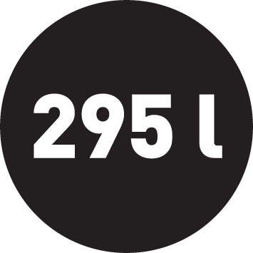 Pojemność lodówki 295 l