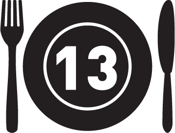13 zestawów naczyń