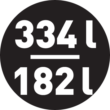 Pojemność lodówki/zamrażarki 334/182 l